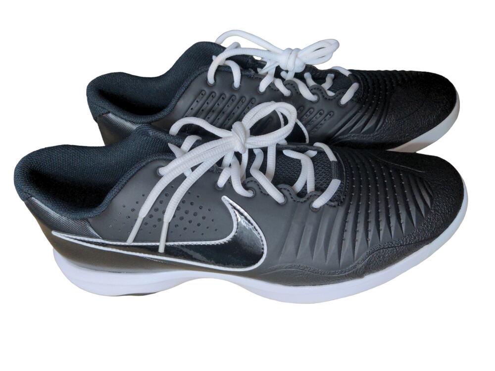 NEW 11.5 Men Nike Alpha Huarache 3 Varsity Low Cleats Spikes Black CT0829 003